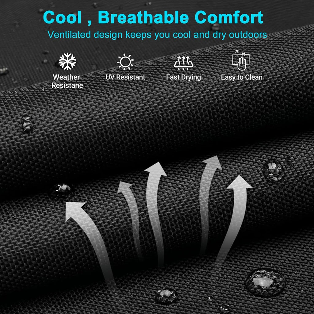 ABORON Chaise Lounge Chair,5 Positions Padded Outdoor Tanning Chair,Heavy Duty Portable Lounge Chair for Outdoor Sunbathing Patio Pool Lawn Deck Poolside,Support up to 440 Lbs